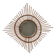 Rattan mirror 60