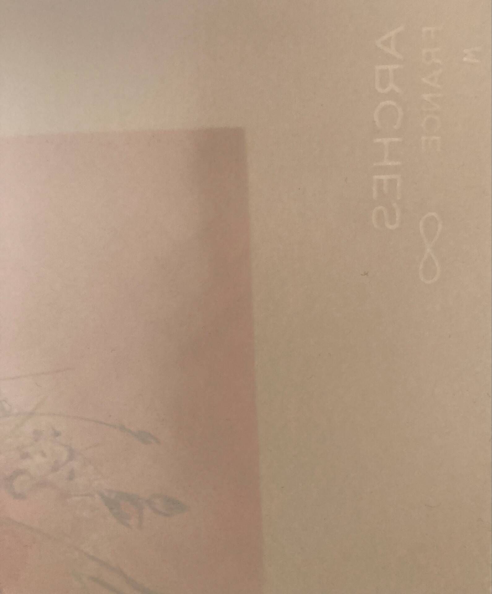Lithographie originale signée Michel Henry - Bouquet de Coquelicots