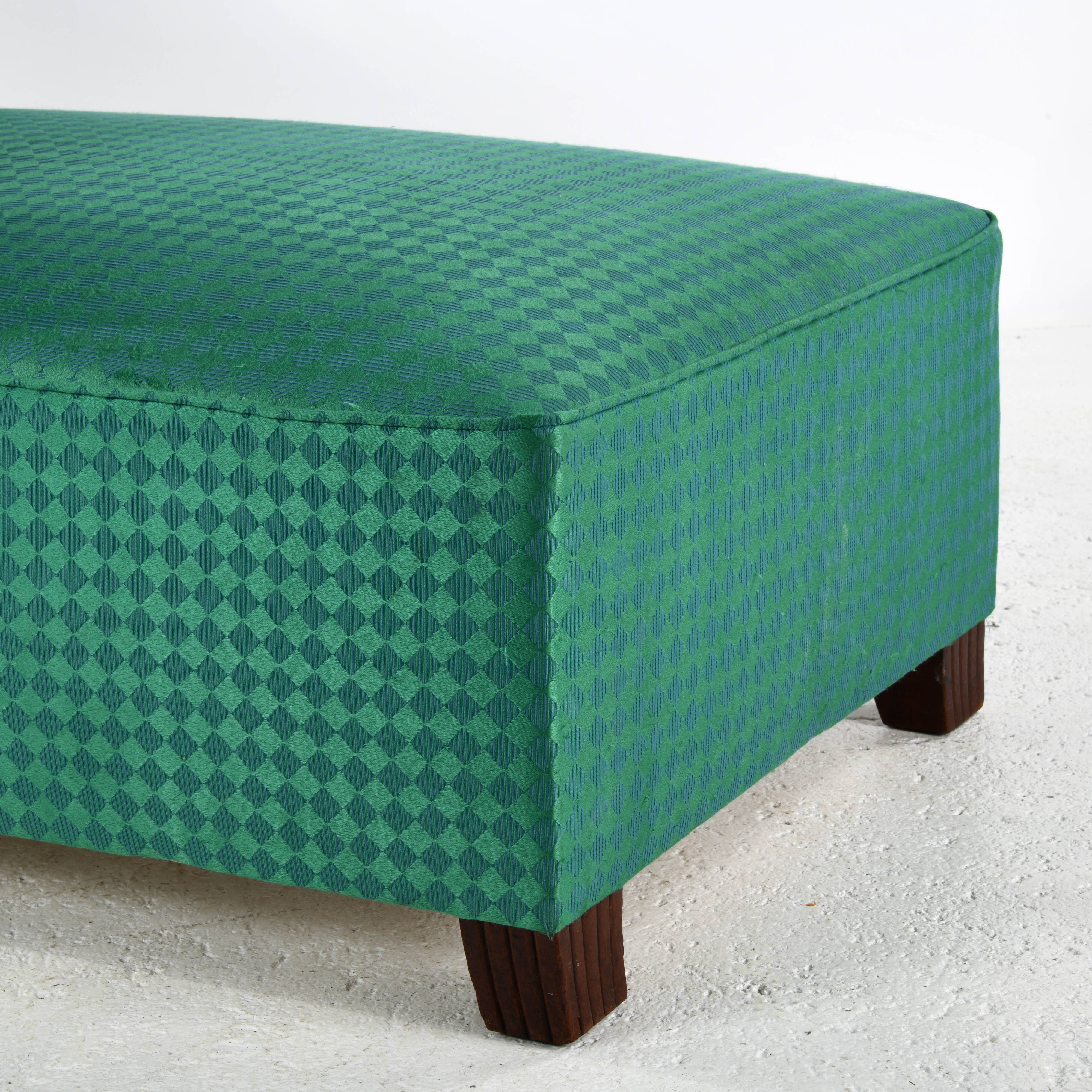 Asymmetrical Art Deco style chaise longue