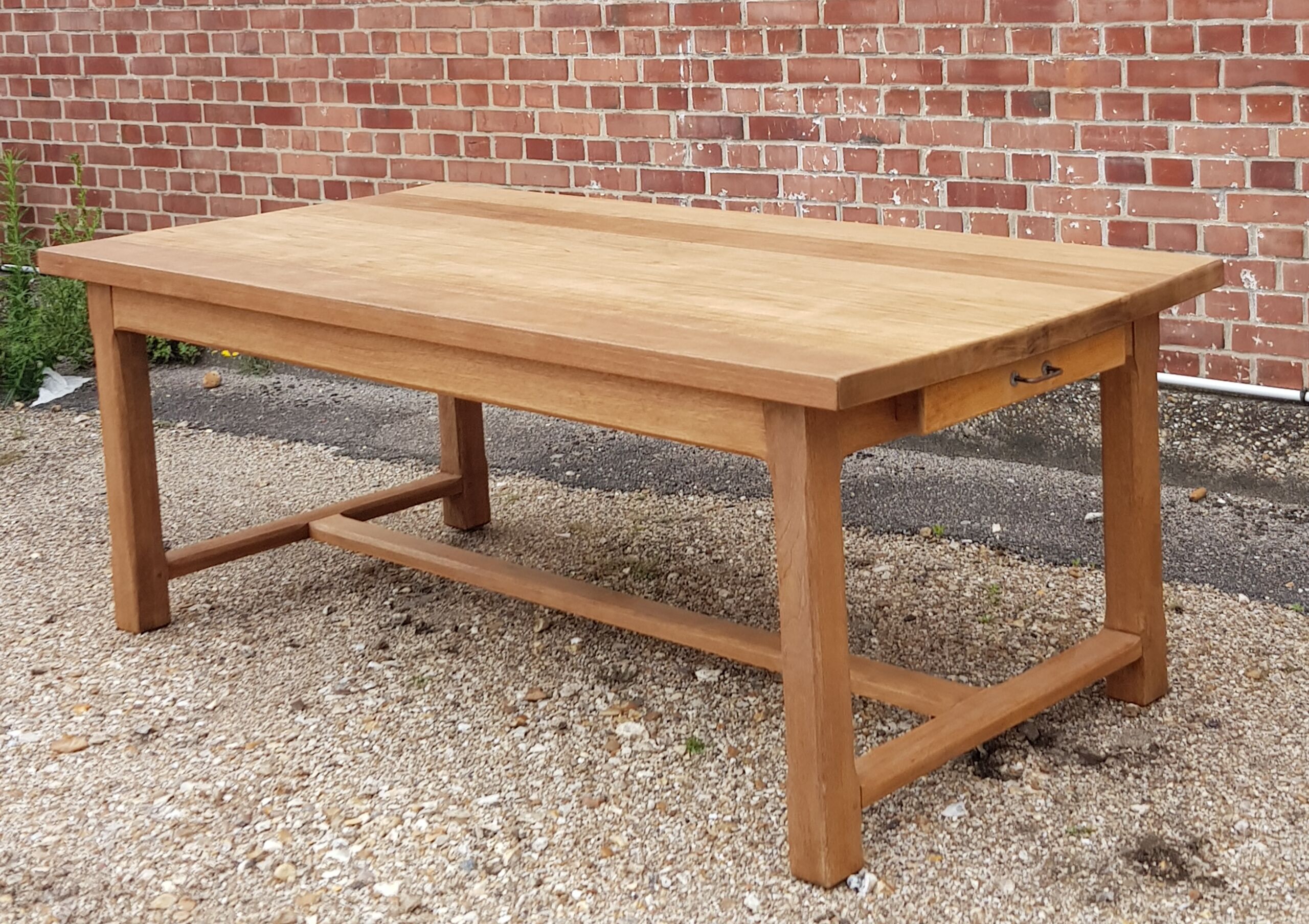 Oak farm table 2m