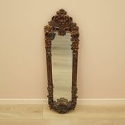Mirror in a wooden frame, Italian design, 1960s, production: Italy