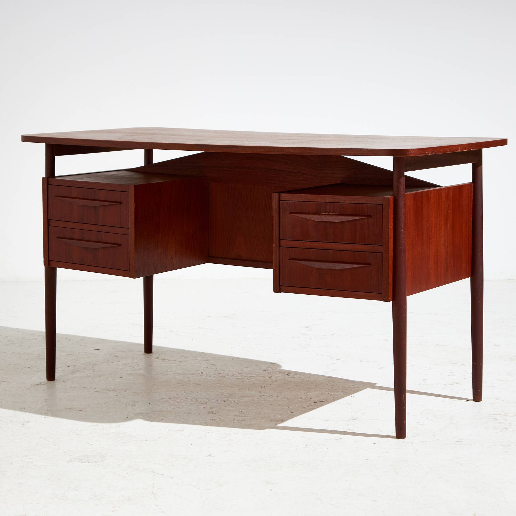 Teak Desk 1960s by Gunnar Nielsen Tibergaard, 1960s (MK9919)