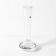 Small Vintage Clear Single Flower Glass Vase / Pukeberg / Sweden / 1960s
