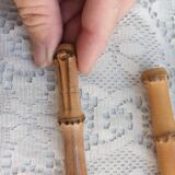 Set of 6 bamboo forks
