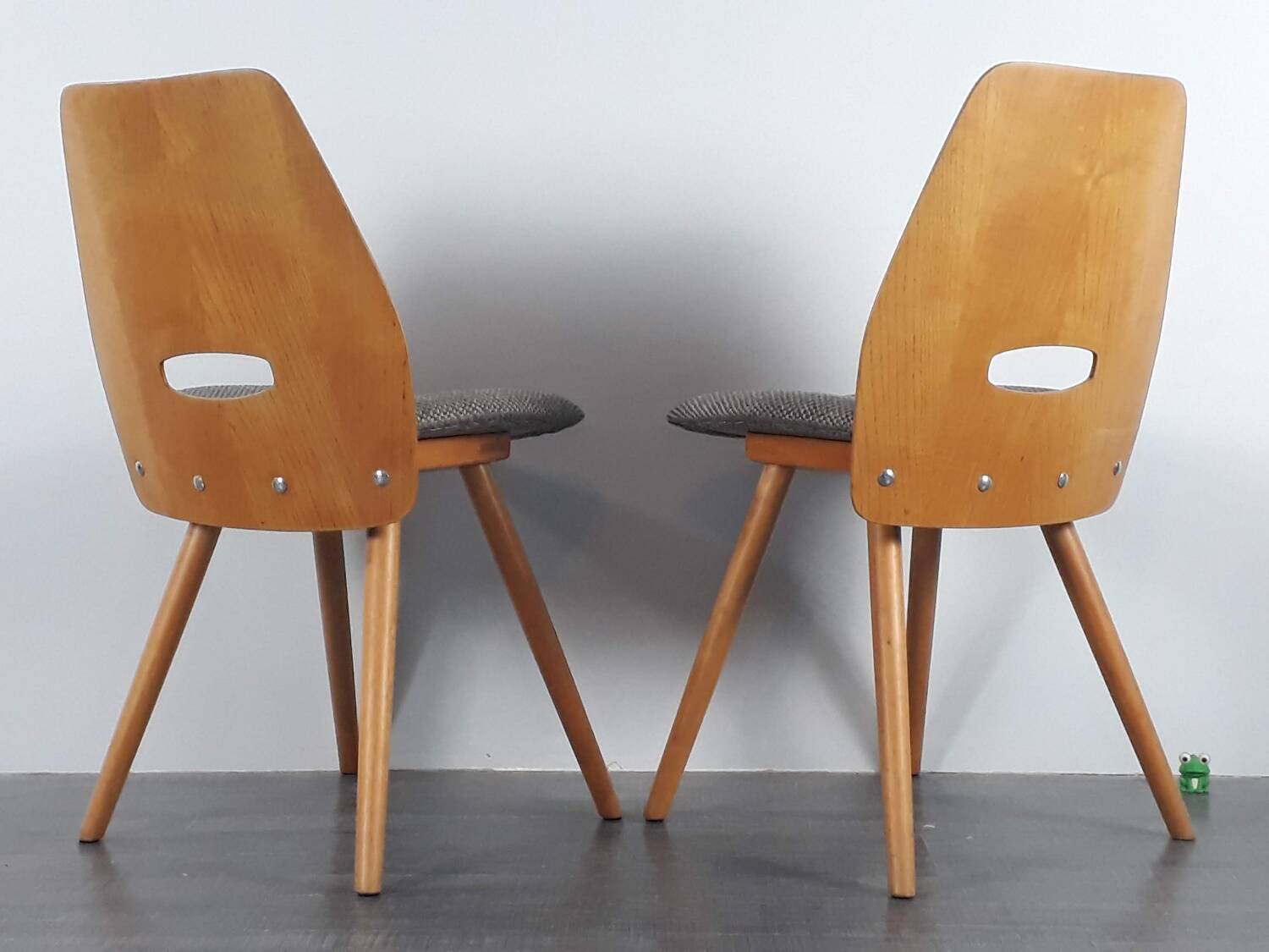 Set of 4 Lollipops chairs, Jiràk design, 1960s