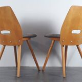 Set 4 chaises Lollipops, design Jiràk, 1960s