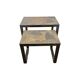 Vintage Brutalist Side Or Plant Tables, 1970s