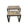 Tables d'appoint ou de plante brutalistes vintage, années 1970
