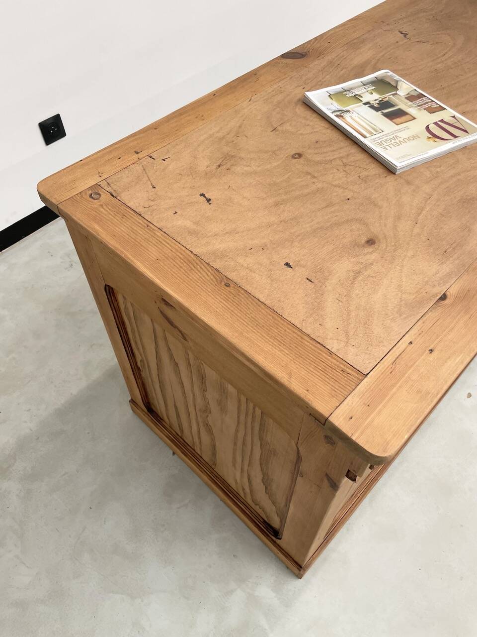 2m central island pine counter