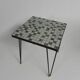Side table with tiles, side table with 225 mini tiles, 1950s.