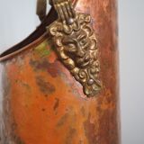 Copper umbrella holder and porcelain handles