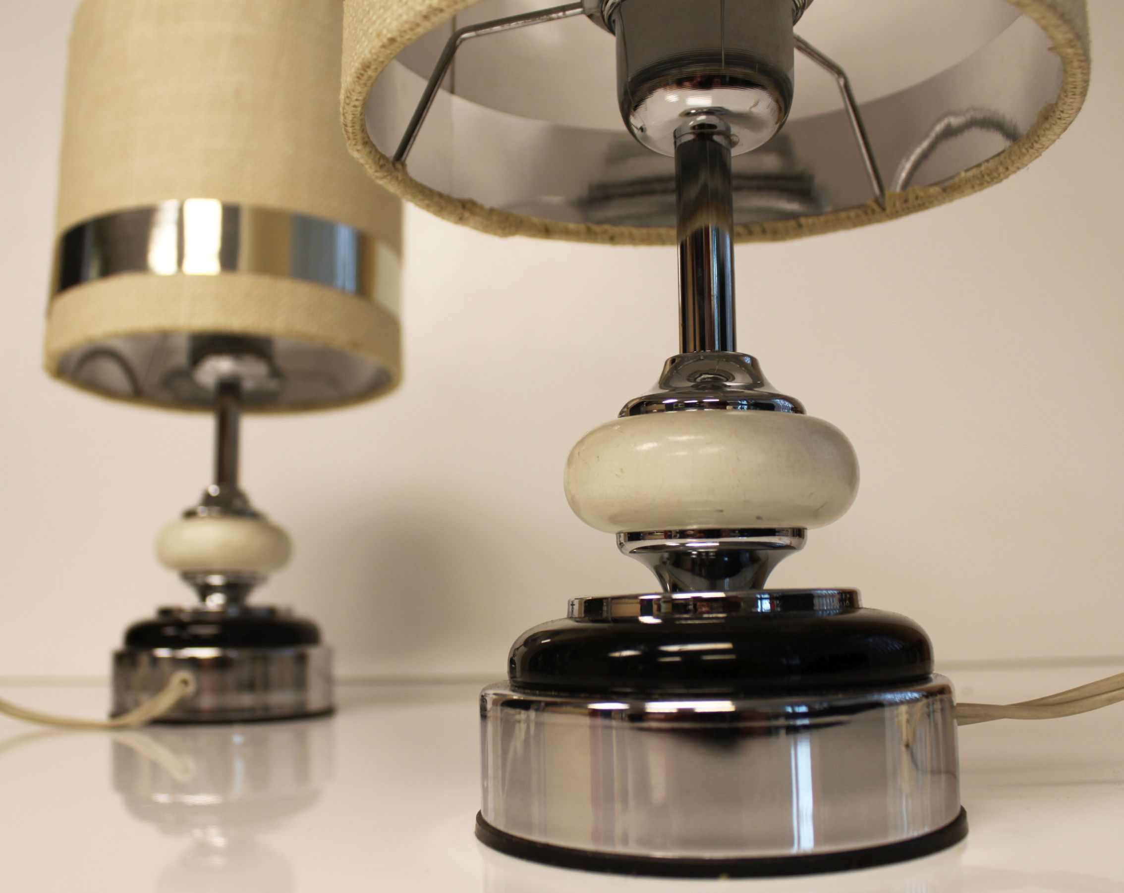 Pair of Delmas brand lamps