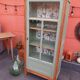 Armoire parisienne vitrée art deco