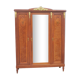 Louis XVI style wardrobe late nineteenth century, mahogany and marquetry