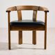 Vintage Oak Armchair by Lars Gangsø, 1970s