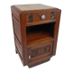 Art Deco bedside table with marble top, 1930s