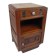 Art Deco bedside table with marble top, 1930s