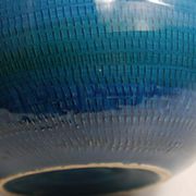Vase boule bleu – années 70's