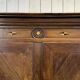 19th-century Breton wardrobe in oak and chestnut.