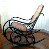 Rocking chair Thonet n°10 , 1908 original label