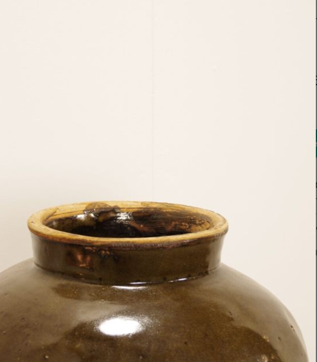 Vase en faïence chine