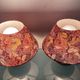 Pair of vintage "Mignon" ceramic lamps from the 1980s.