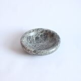 Black marble vide poche trinket bowl, Belgium 1960s.