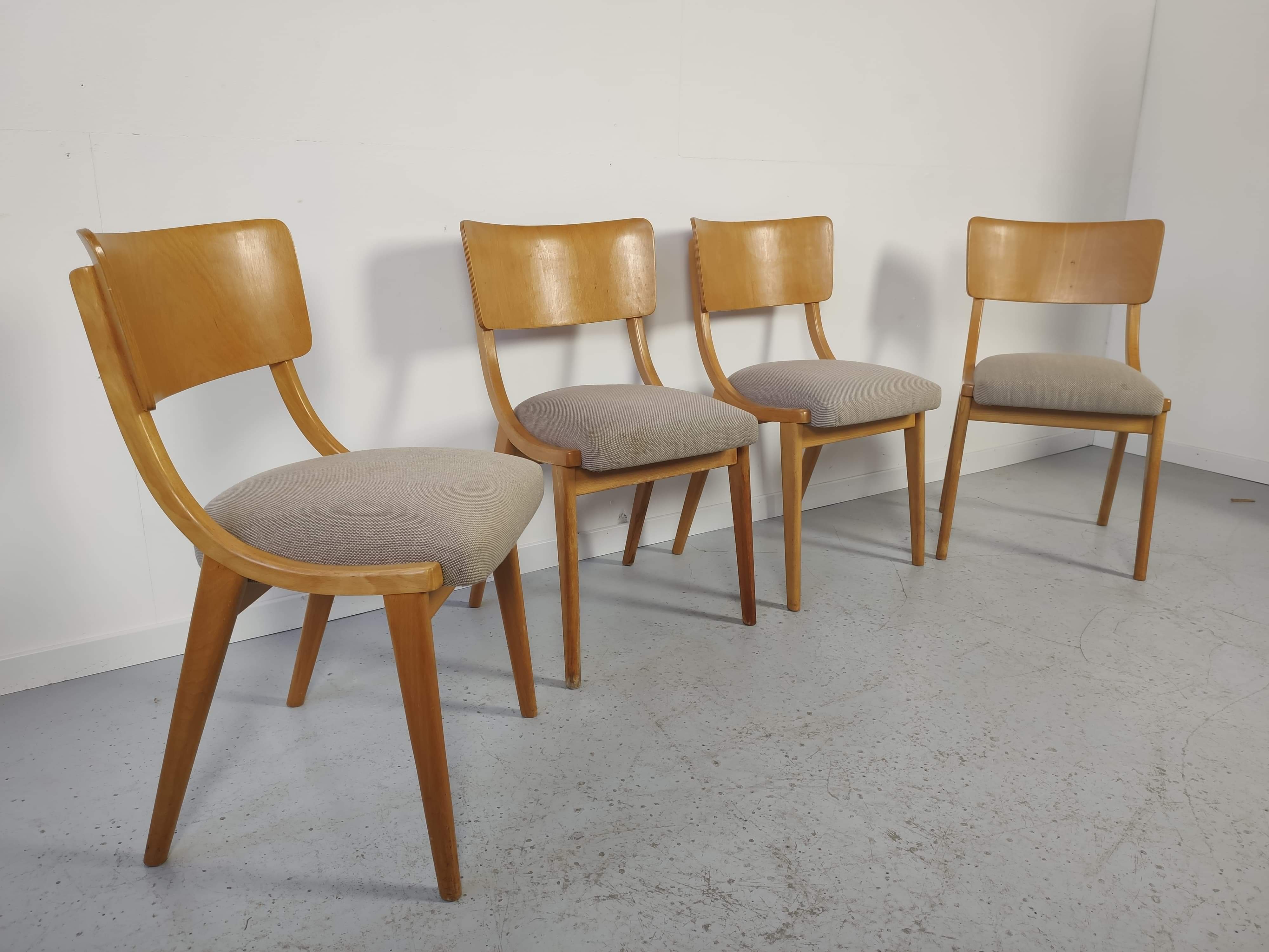 4 Scandinavian chairs 50/60s