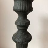 Old cast iron candlestick