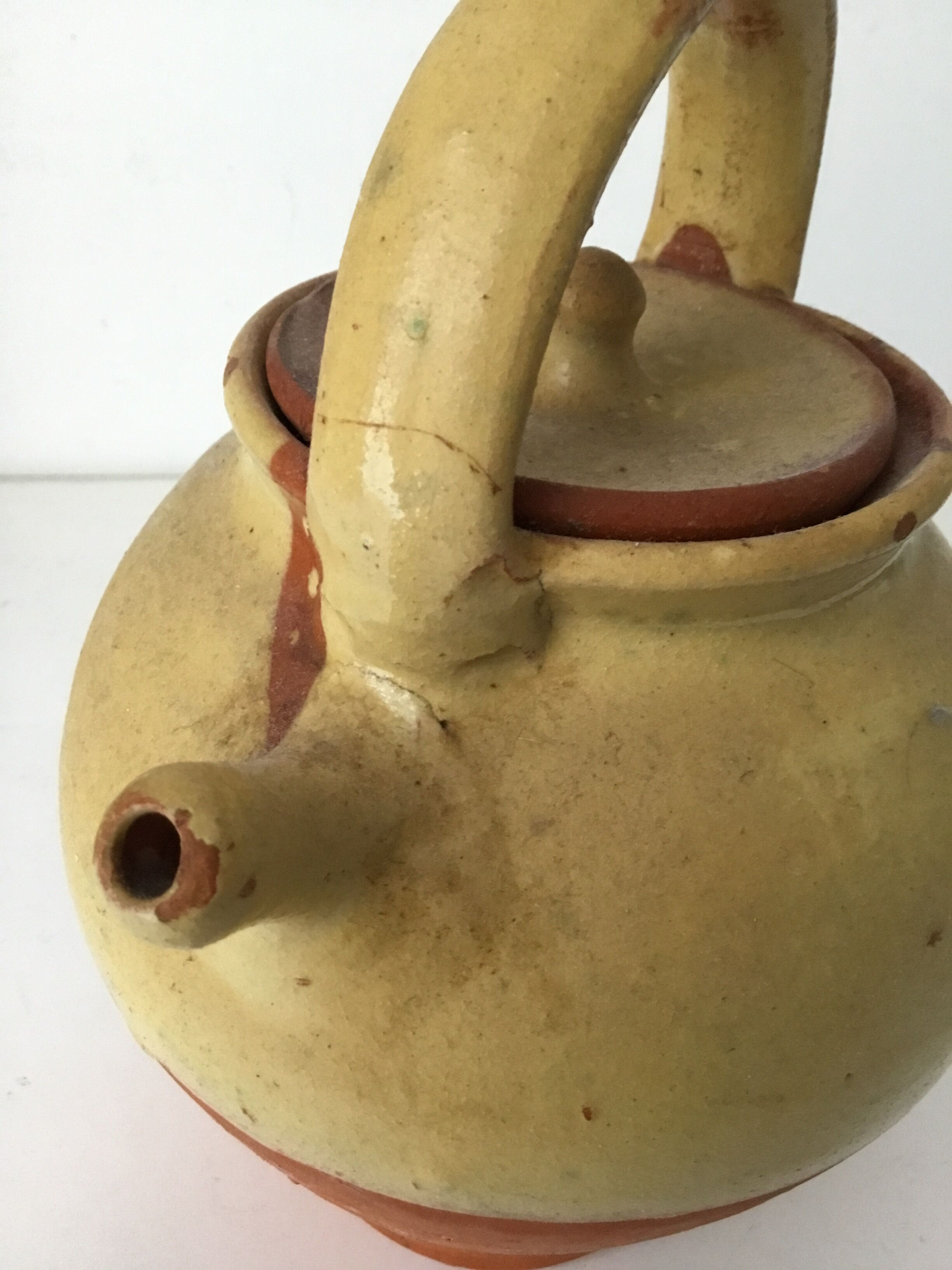 Old grease pot