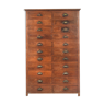 22-drawer wooden storage unit