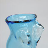 Vase sculpture en verre femme buste Stefano Toso Murano 19670's