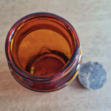 Amber apothecary bottle