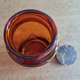 Amber apothecary bottle