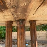 Medieval Gothic round table high period castle