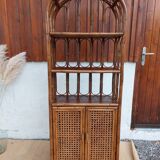 Bamboo wood shelf and canning