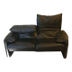 Maralunga leather sofas by Vico Magistretti for Cassina