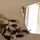 Ancient art deco bevelled mirror - 50x27cm