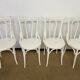 Série de 4 chaises bistrot vintage