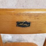 Chair child has bars, renovated beech