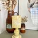 Small vintage alabaster floor lamp