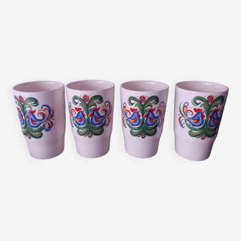4 cups, Villeroy and Boch ceramic tumblers