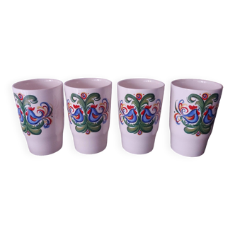 4 cups, Villeroy and Boch ceramic tumblers