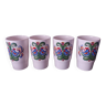 4 cups, Villeroy and Boch ceramic tumblers