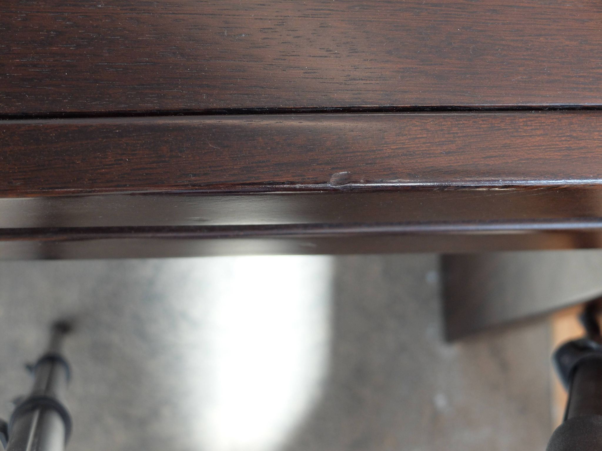 Bureau ou table à manger iroko massif édition Regain
