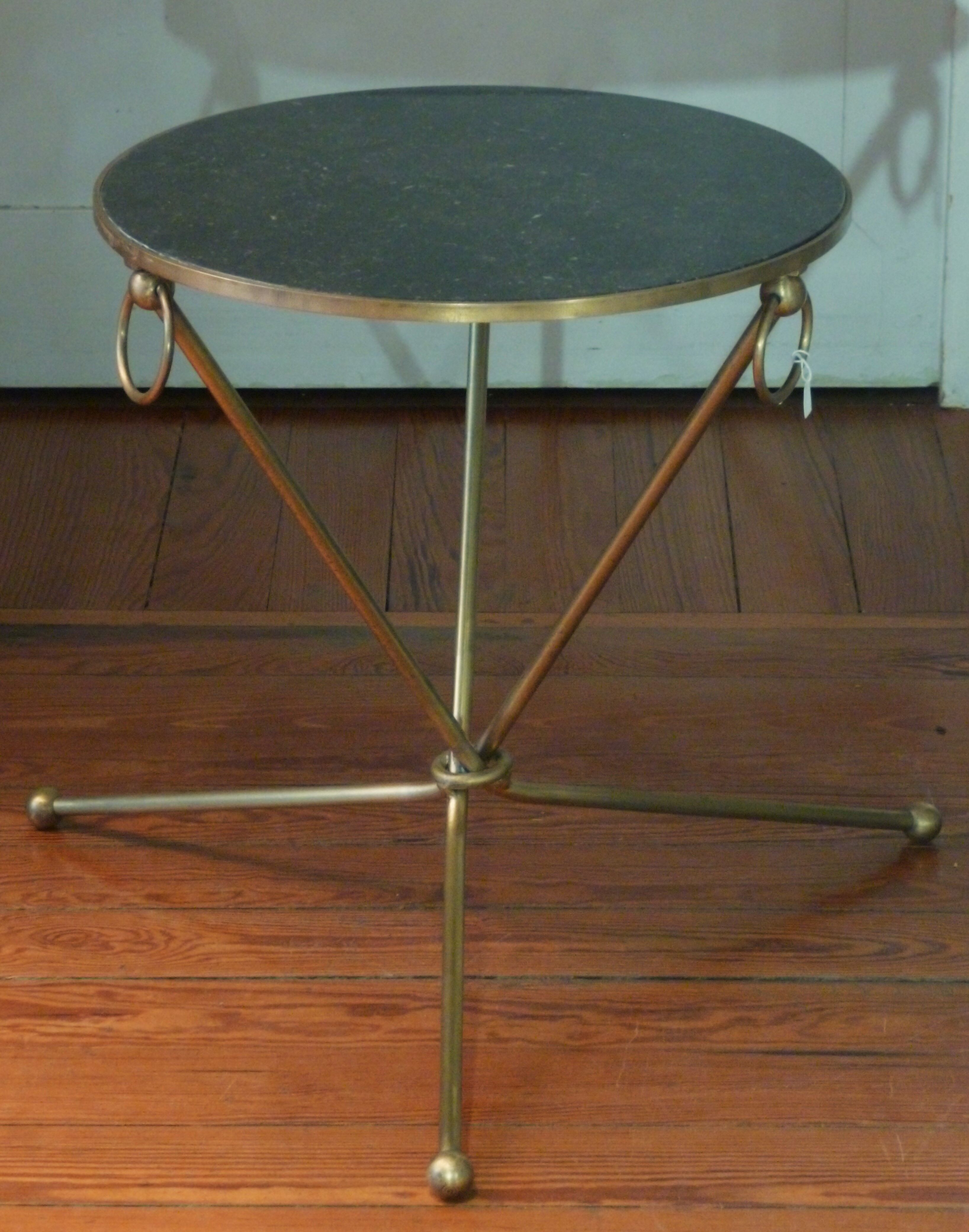 Tripod pedestal table, 40s/50s