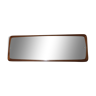 Scandinavian mirror elongated in teak