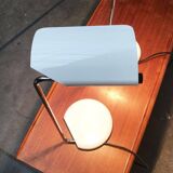 Vintage italian table lamps tegola by bruno gecchelin for blu italia, set of 2