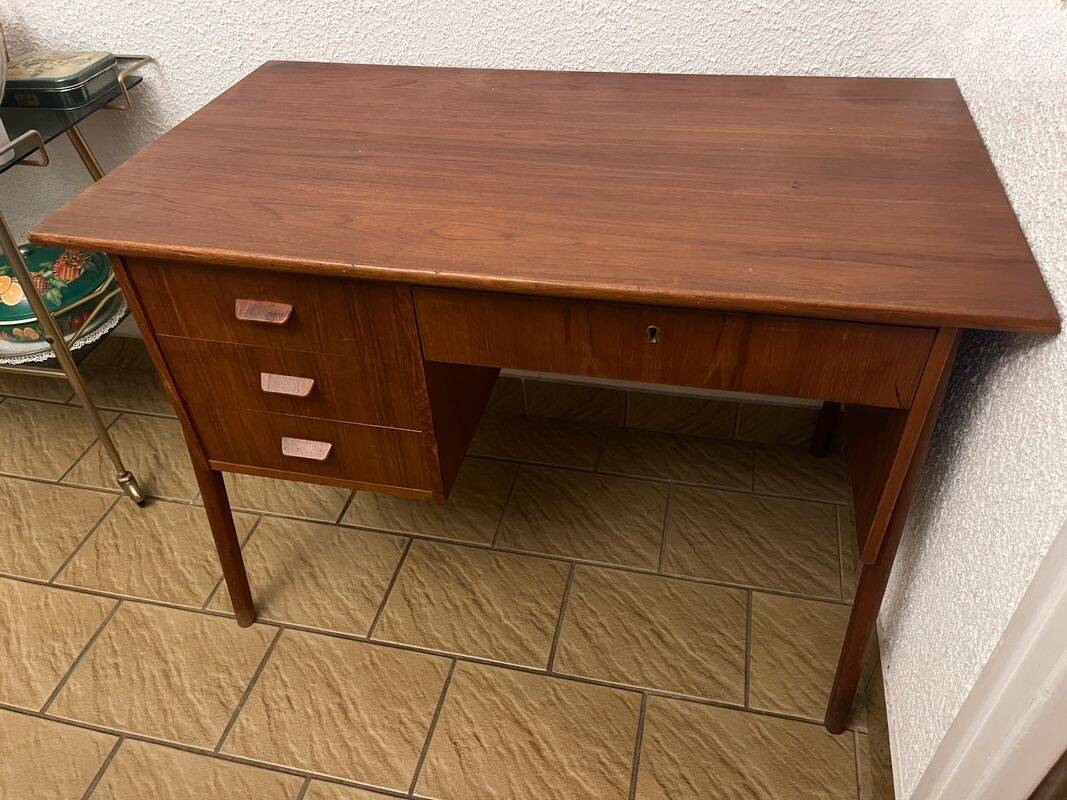 Bureau teck vintage