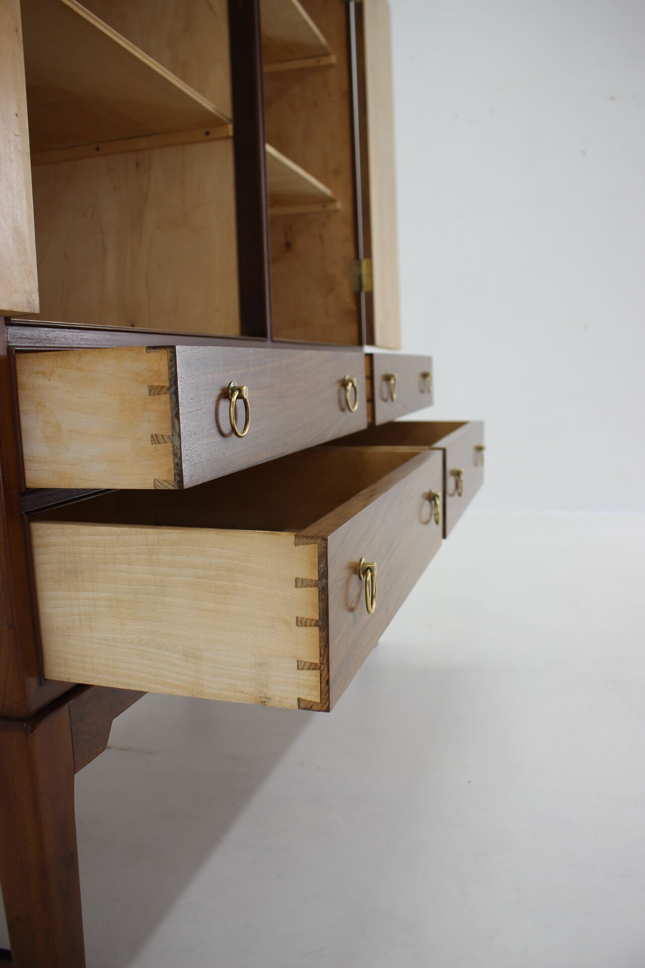 1940s Danish Restored Mahogany Cabinet